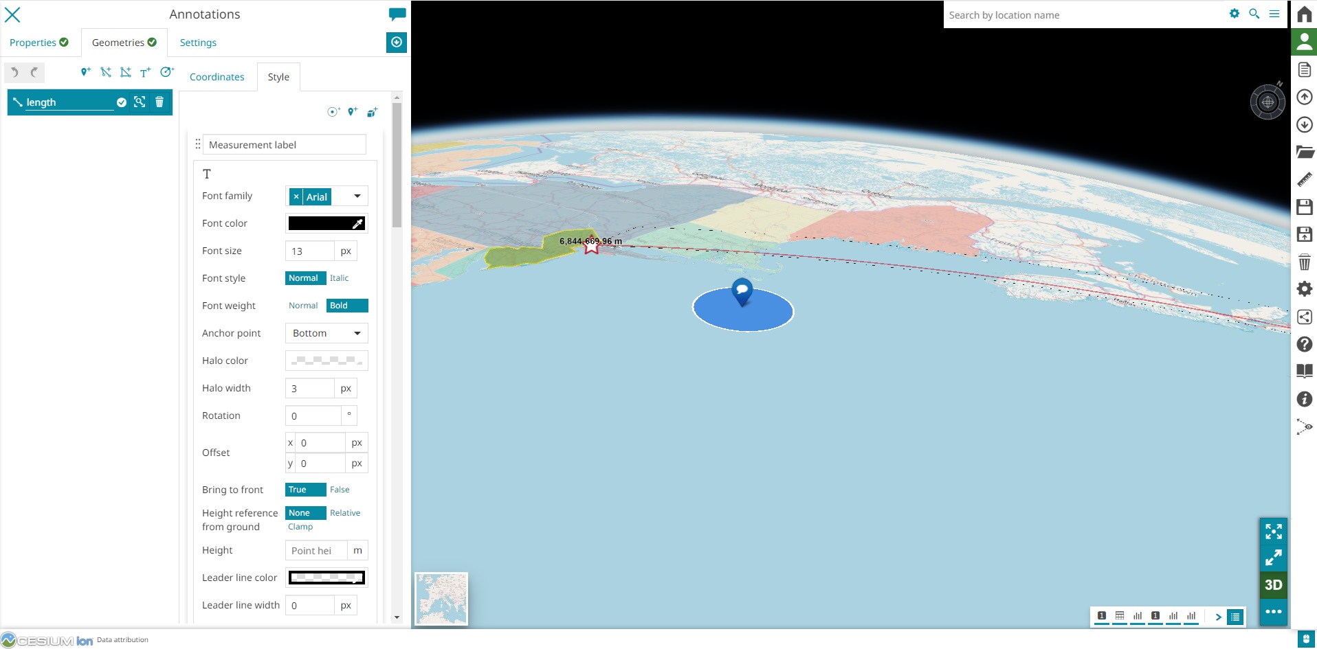 Annotation Editing in 3D mode