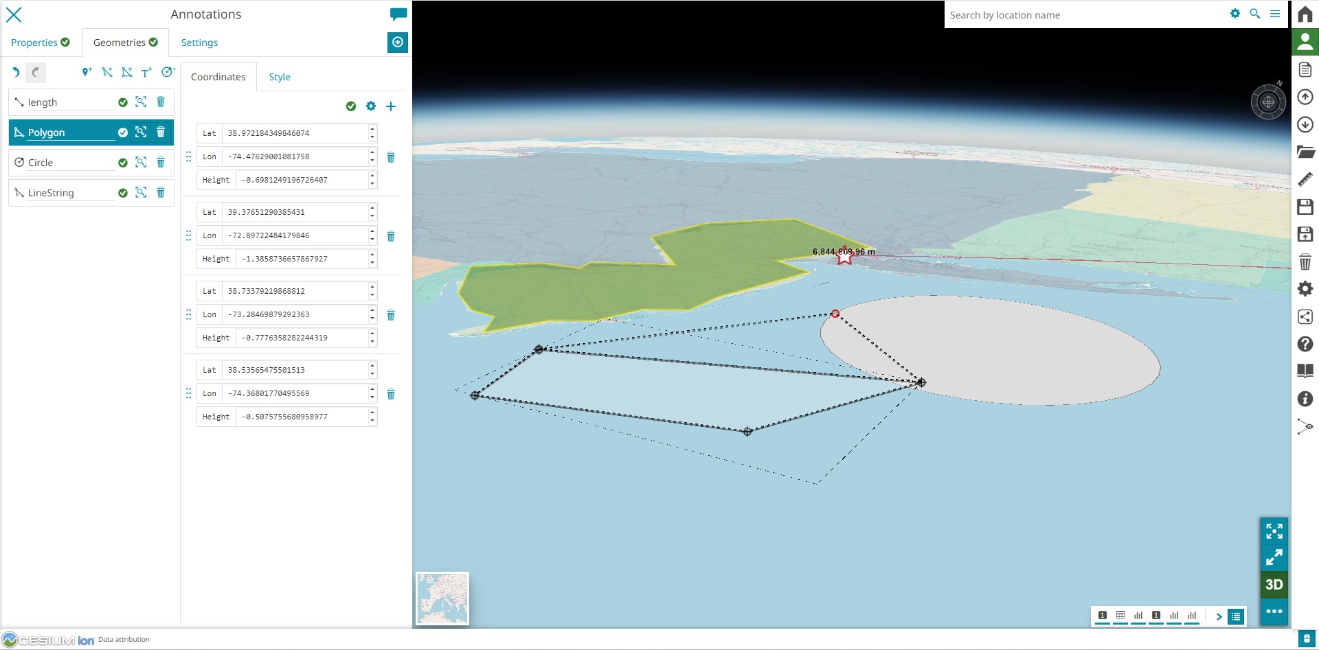 Annotation Editing in 3D mode