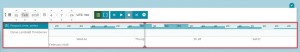 Timeline histogram